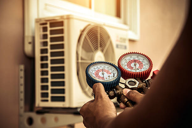 Professional Ductwork Repair technician working in Summerfield, MD